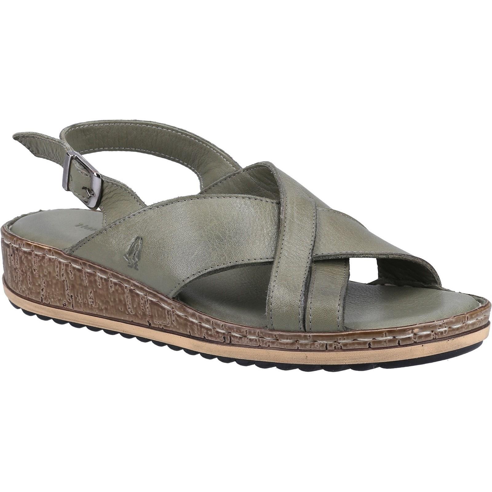 Elena Keil Ledersandale Damen Olivegrün 35.5 von Hush Puppies