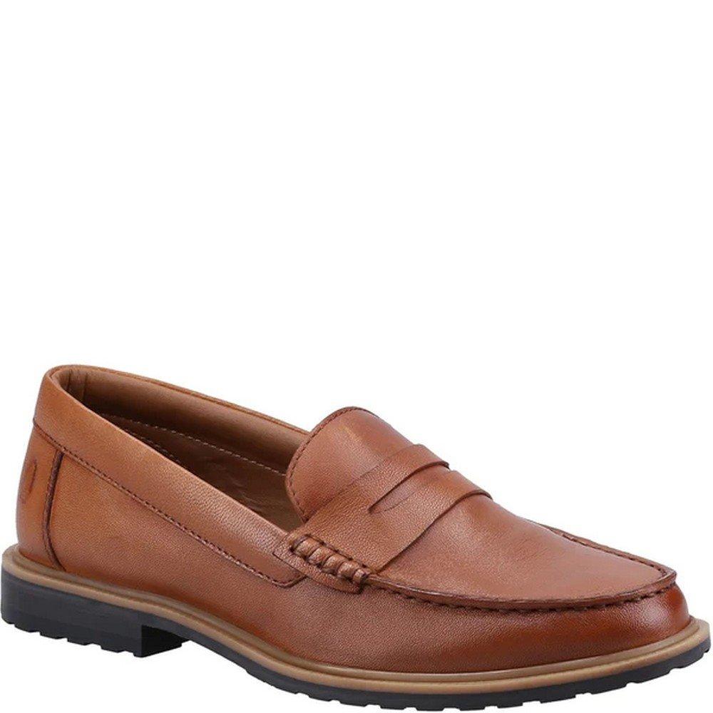 Freizeitschuhe Verity, Leder Damen Tan 42 von Hush Puppies