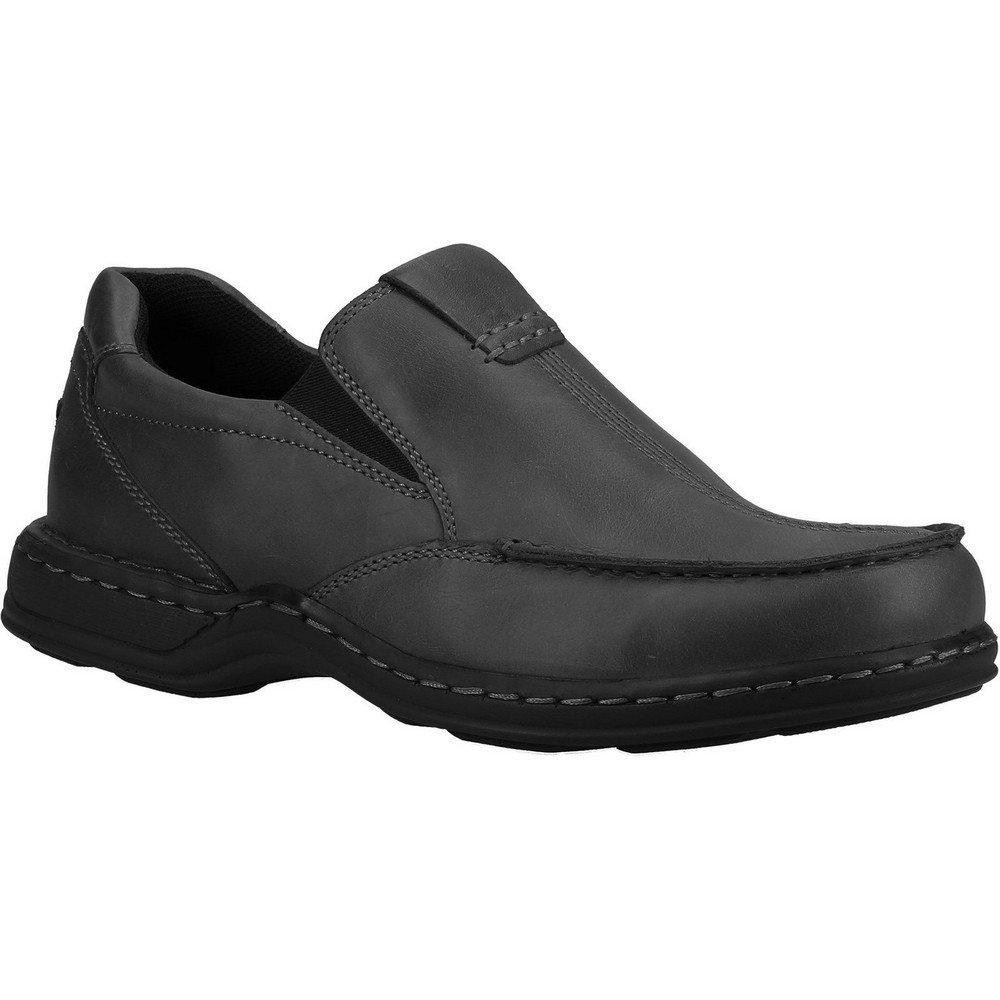 Halbschuhe Ronnie, Leder Herren Schwarz 42 von Hush Puppies