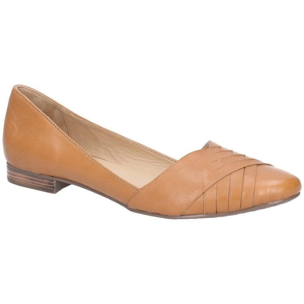 Lederballerina Marley Damen Tan 39 von Hush Puppies