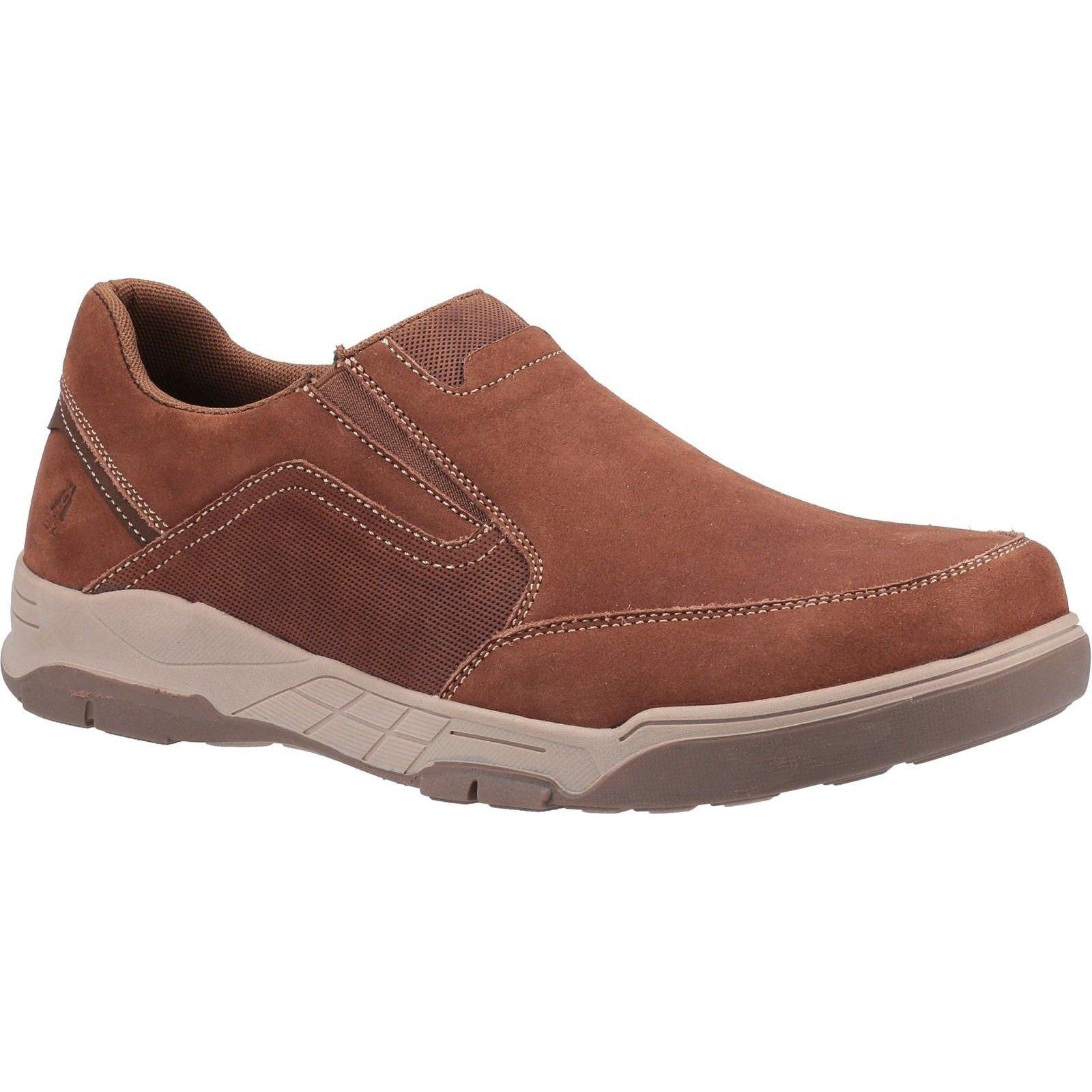 Schuhe Fletcher, Leder Herren Tan 40.5 von Hush Puppies