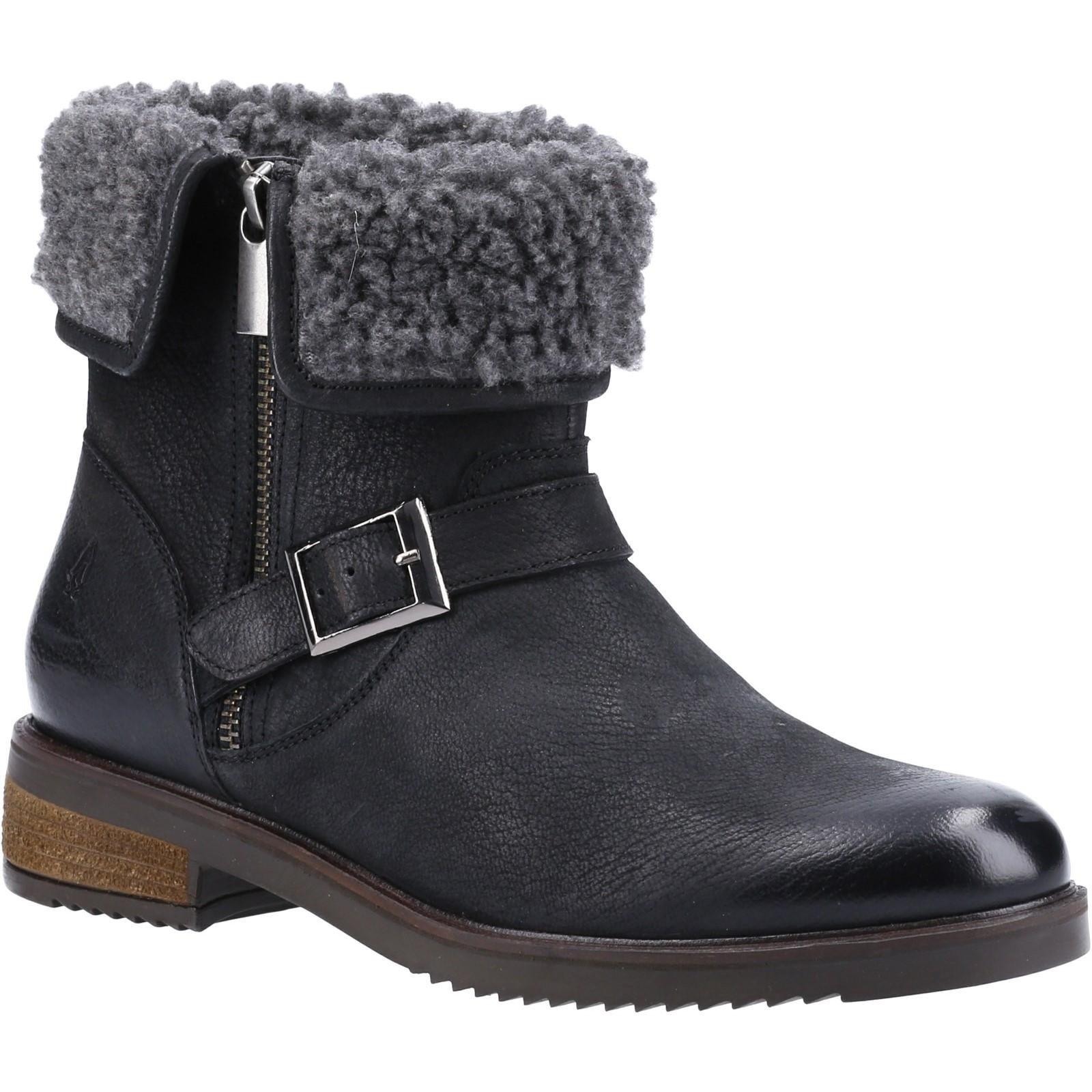 Stiefeletten "tyler" Damen Schwarz 42 von Hush Puppies