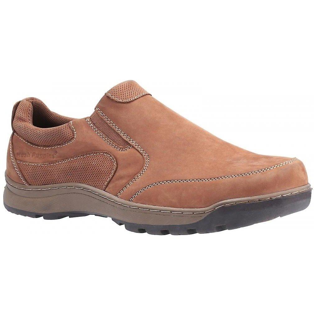 Lederslipper Jasper Herren Tan 46 von Hush Puppies