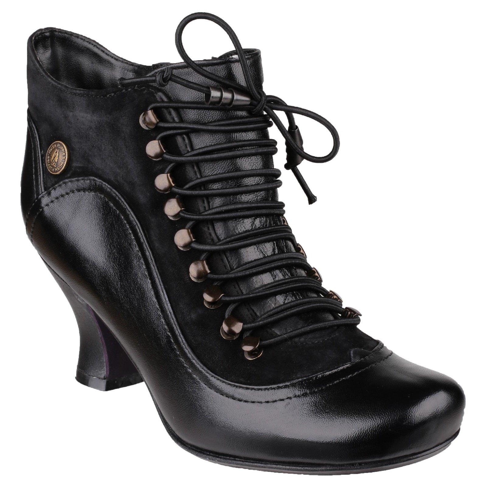 Stiefeletten Vivianna Mit Schnürung Damen Schwarz 36 von Hush Puppies