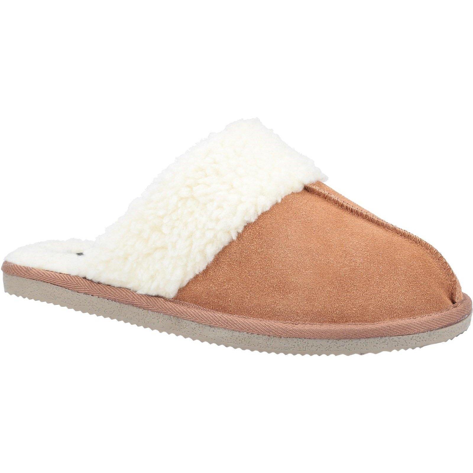 Hausschuhe Arianna, Wildleder Damen Tan 37 von Hush Puppies