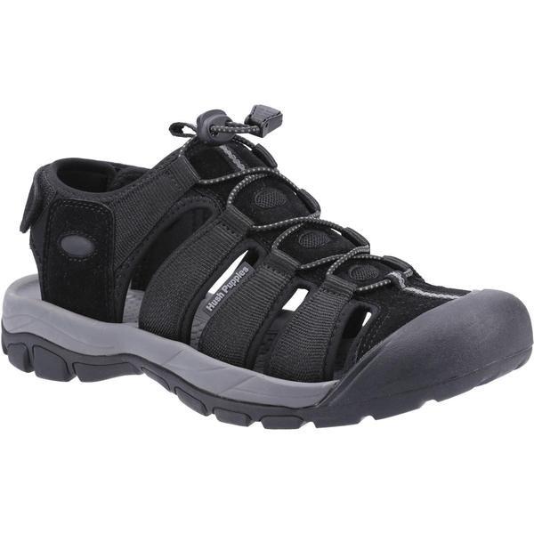 Sandalen Peru Herren Schwarz 40 von Hush Puppies