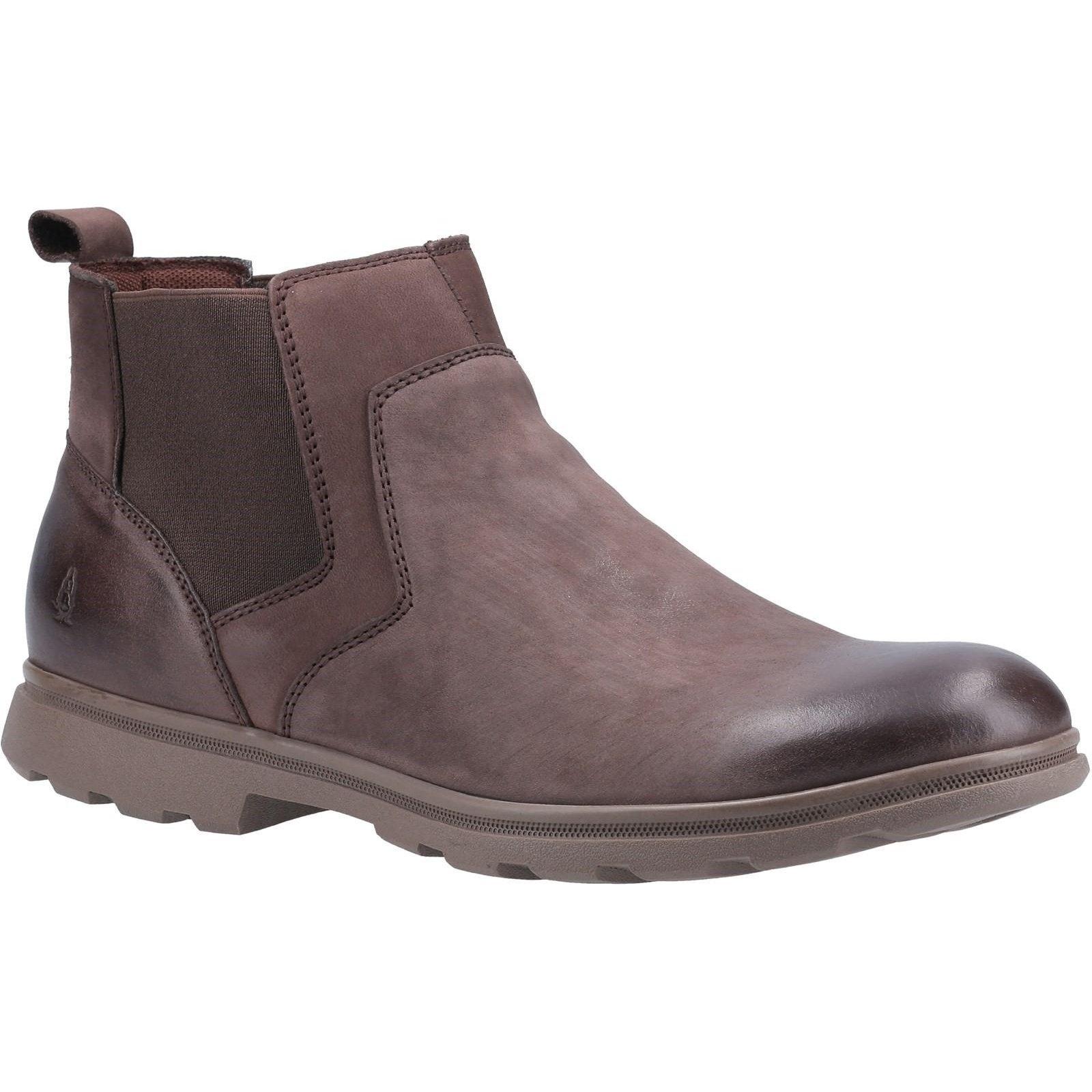 Stiefel Tyrone, Nappaleder Herren Braun 40.5 von Hush Puppies