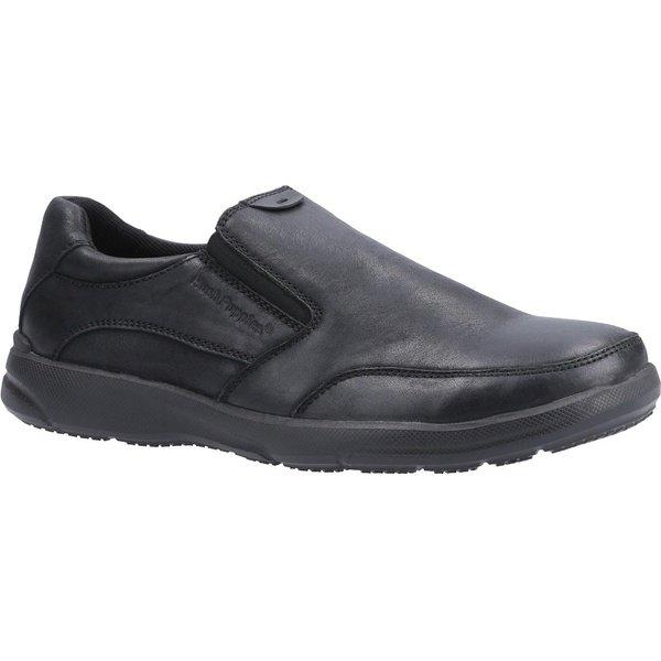 Schuhe Aaron, Leder Herren Schwarz 43 von Hush Puppies