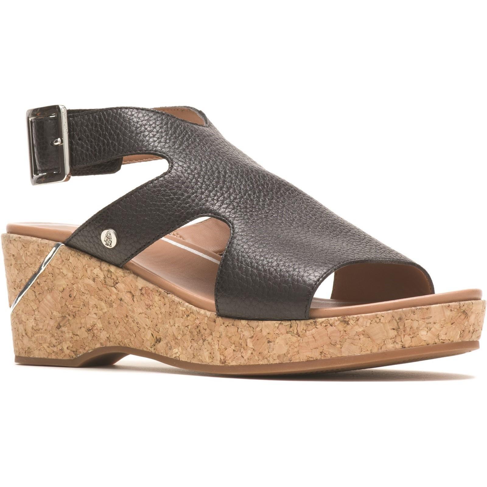 Sandalen Maya, Leder Damen Schwarz 38 von Hush Puppies