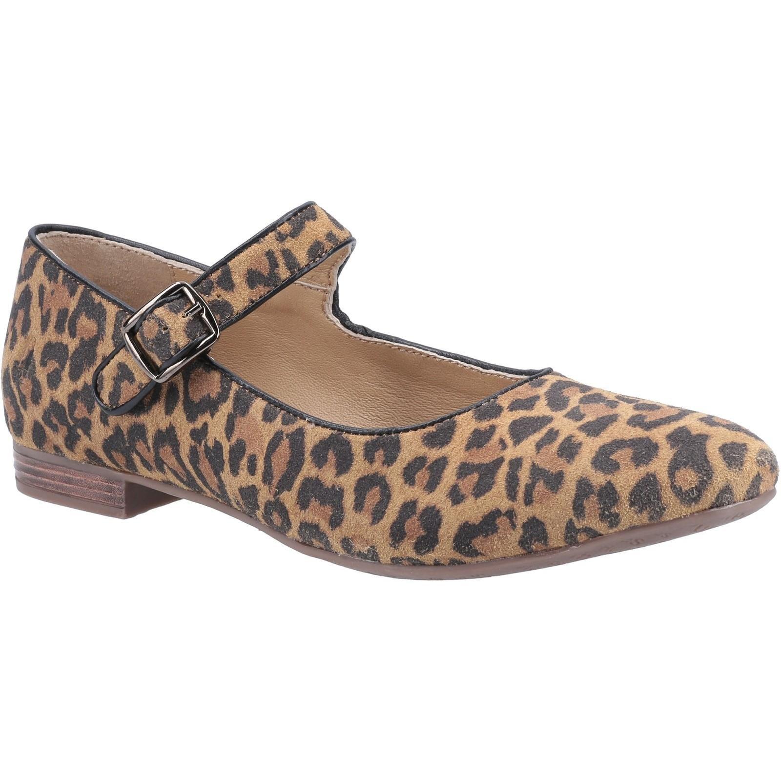 Riemchenschuhe "melissa", Leopard Damen Braun 42 von Hush Puppies