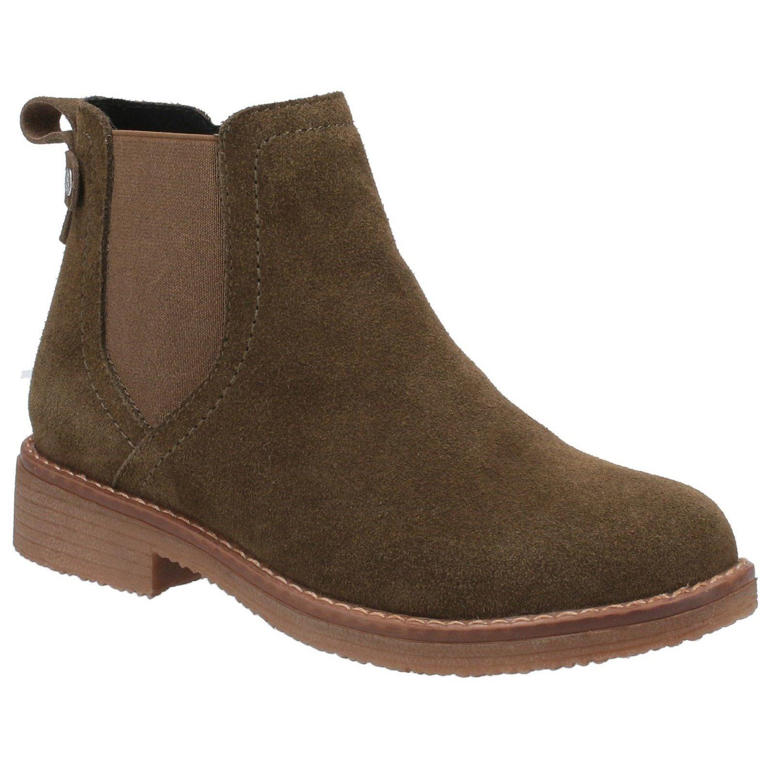 Stiefeletten Maddy, Wildleder Damen Khaki 39.5 von Hush Puppies