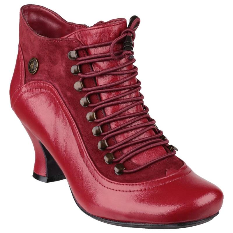 Stiefeletten Vivianna Mit Schnürung Damen Rot Bunt 36 von Hush Puppies