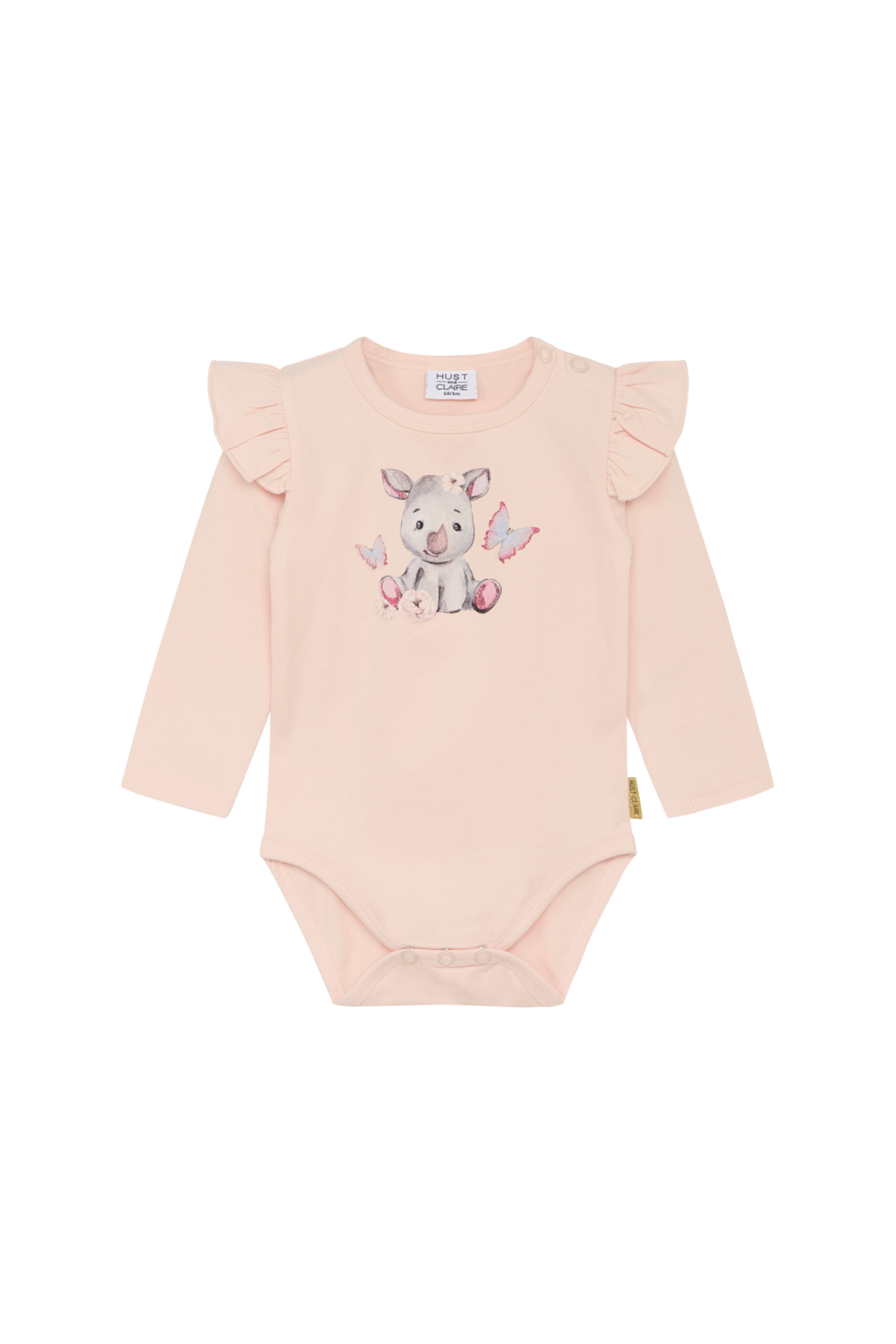 Baby Body Bri Nashorn Unisex Rosa 86 von Hust and Claire