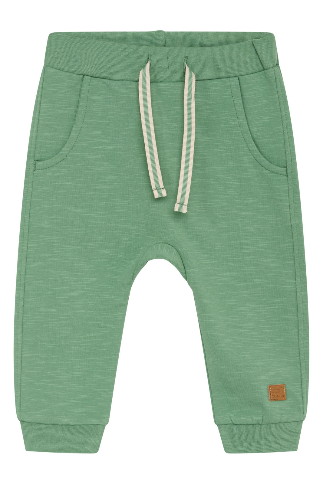 Baby Jogginghose Georgey Spruce Unisex Grün 62 von Hust and Claire