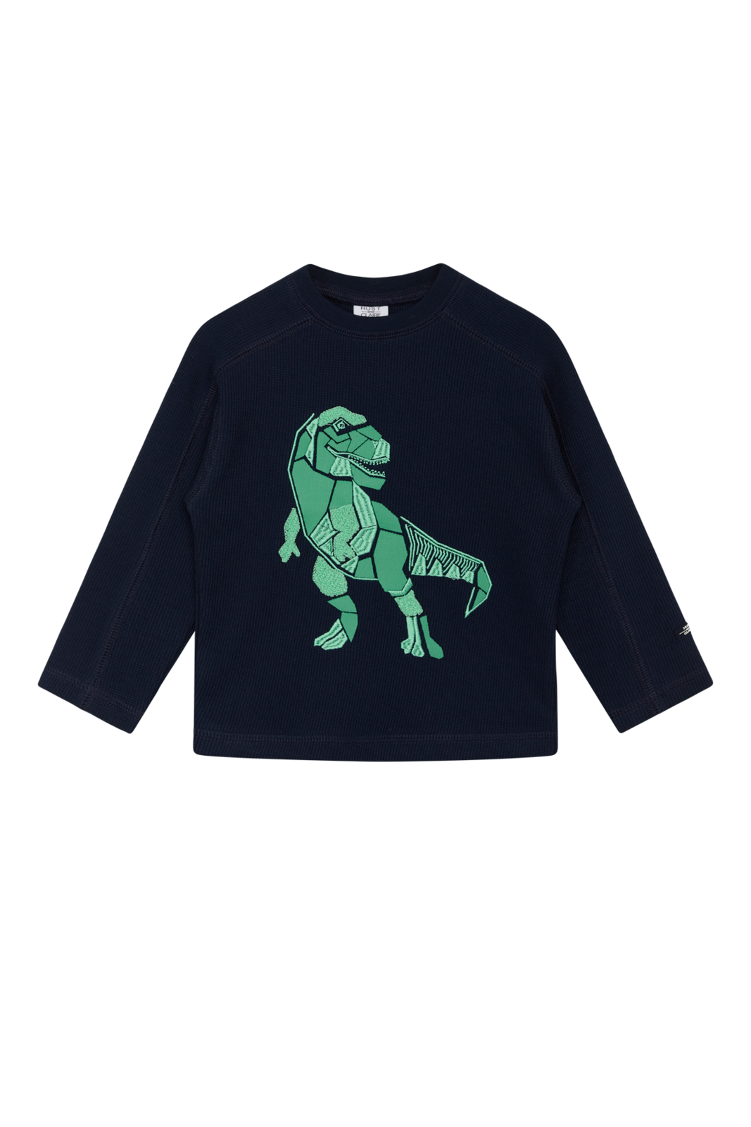 Jungen Langarmshirt Amund T-rex Jungen Blau 98 von Hust and Claire