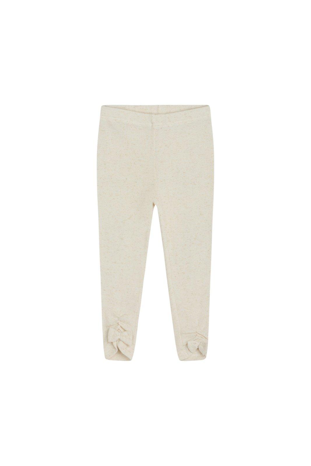 Mädchen Leggings Lalla Mädchen Beige 128 von Hust and Claire