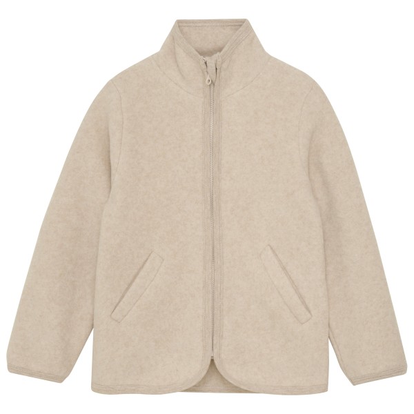 Huttelihut - Kid's Jacket Cotton Fleece - Fleecejacke Gr 104;110;116;122;128;134;140;86;92;98 beige;blau von Huttelihut