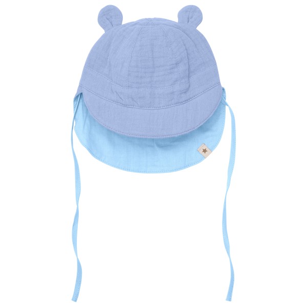 Huttelihut - Kid's Summer Hat Bear Ears Muslin - Hut Gr 50/56 lila von Huttelihut