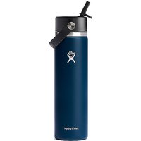 HYDRO FLASK Trinkflasche Wide Flex Straw Cap 24 oz (710 ml) dunkelblau von Hydro Flask