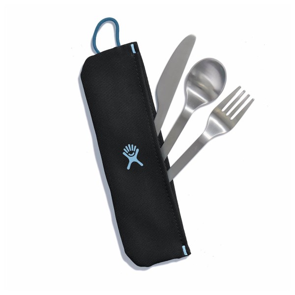 Hydro Flask - Flatware Set Stainless with Pouch - Besteck-Set Gr 3 Pieces schwarz Hydro Flask - Flatware Set Stainless with Pouch - Besteck-Set Gr 3 Pieces schwarz von Hydro Flask