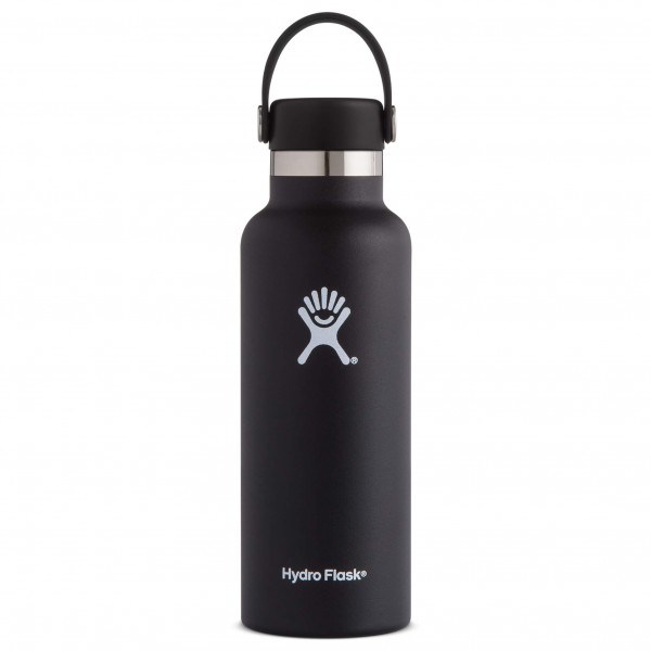 Hydro Flask - Standard Mouth with Standard Flex Cap - Isolierflasche Gr 621 ml schwarz/grau von Hydro Flask