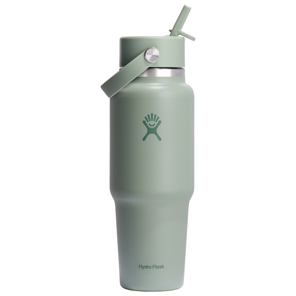 Hydro Flask - Wide Flex Straw Travel Bottle - Trinkflasche Gr 946 ml beige;blau;grau;grün;rosa;schwarz von Hydro Flask