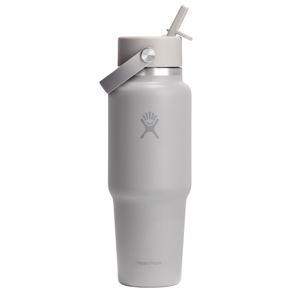 Hydro Flask - Wide Flex Straw Travel Bottle - Trinkflasche Gr 946 ml grau von Hydro Flask