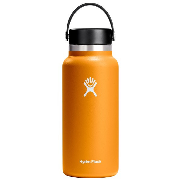 Hydro Flask - Wide Mouth With Flex Cap 2.0 - Isolierflasche Gr 946 ml orange von Hydro Flask