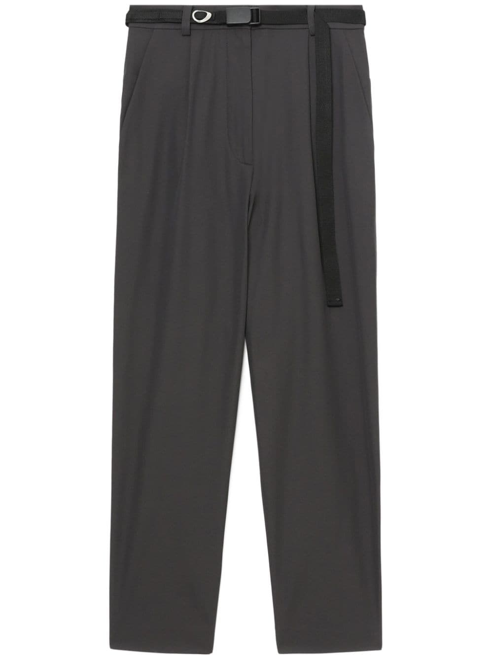 Hyein Seo belted cropped trousers - Grey von Hyein Seo