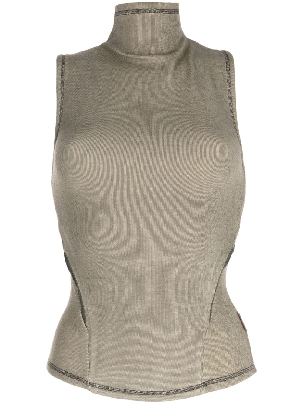 Hyein Seo high-neck sleeveless top - Green von Hyein Seo