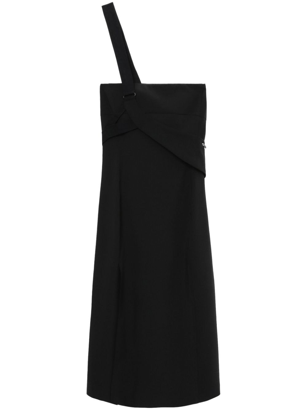 Hyein Seo one-shoulder midi dress - Black von Hyein Seo