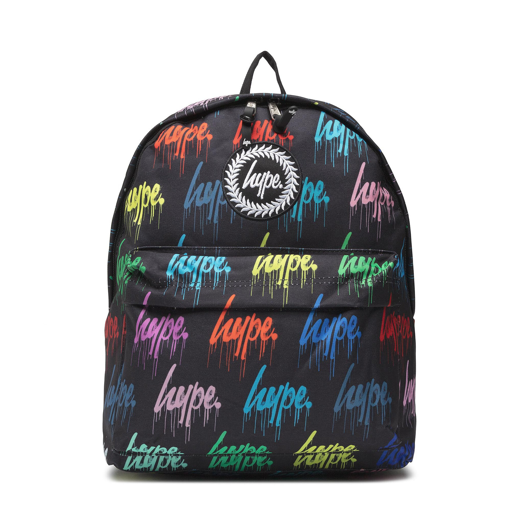 Rucksack HYPE Multi Coloured Wall Graffiti TWLG-705 Black von Hype