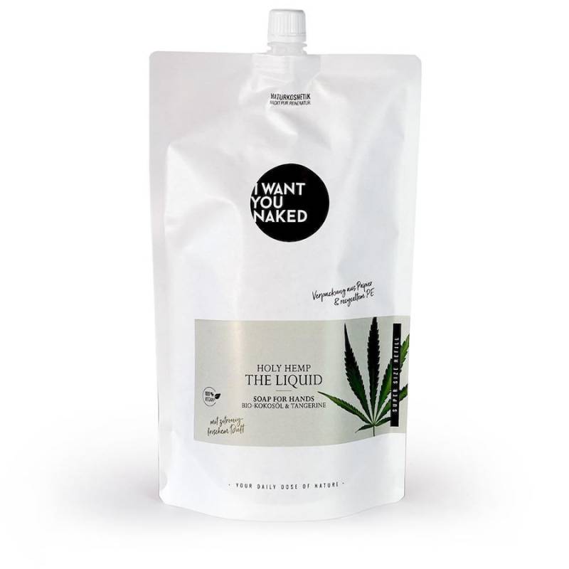 I WANT YOU NAKED Holy Hemp I WANT YOU NAKED Holy Hemp The Liquid Soap Refill seife 1000.0 ml von I WANT YOU NAKED