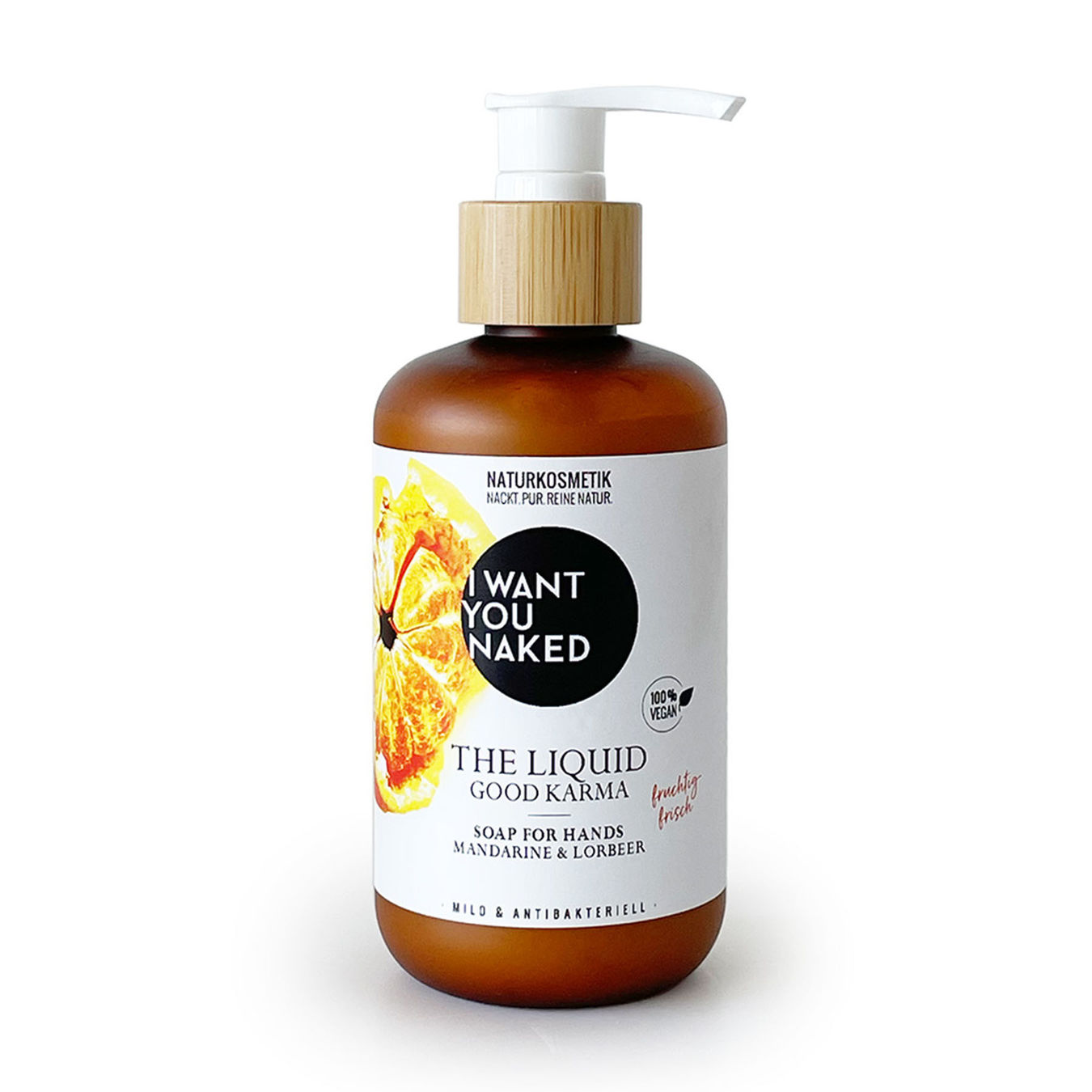 I WANT YOU NAKED GOOD KARMA Hand Wash mit Mandarine & Lorbeer I WANT YOU NAKED GOOD KARMA Hand Wash mit Mandarine & Lorbeer von I Want You Naked
