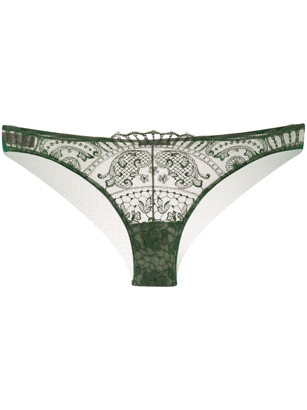 I.D. Sarrieri embroidered briefs - Green von I.D. Sarrieri