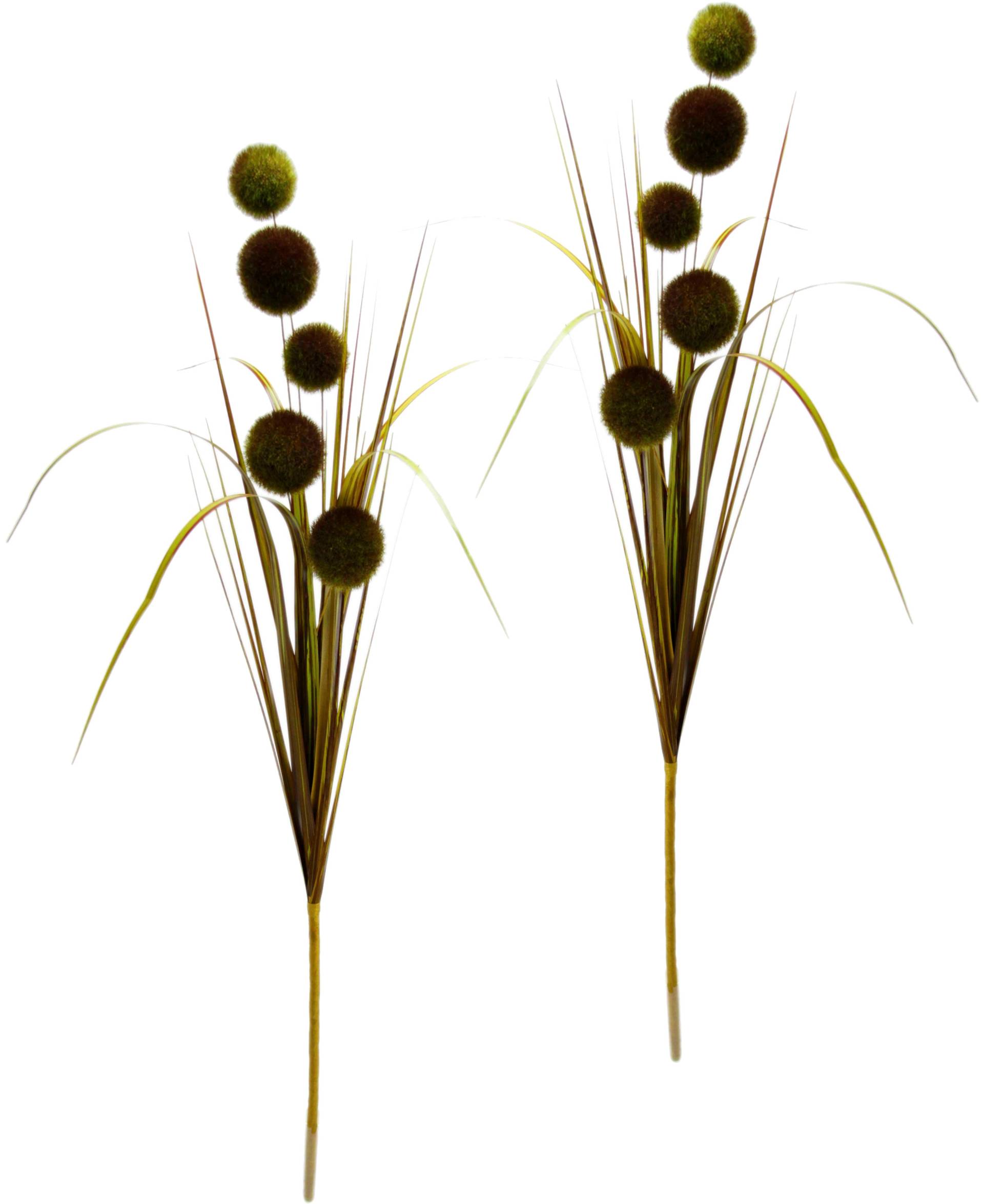 I.GE.A. Kunstpflanze »Allium im Gras«, Dekozweig, 2er Set von I.GE.A.