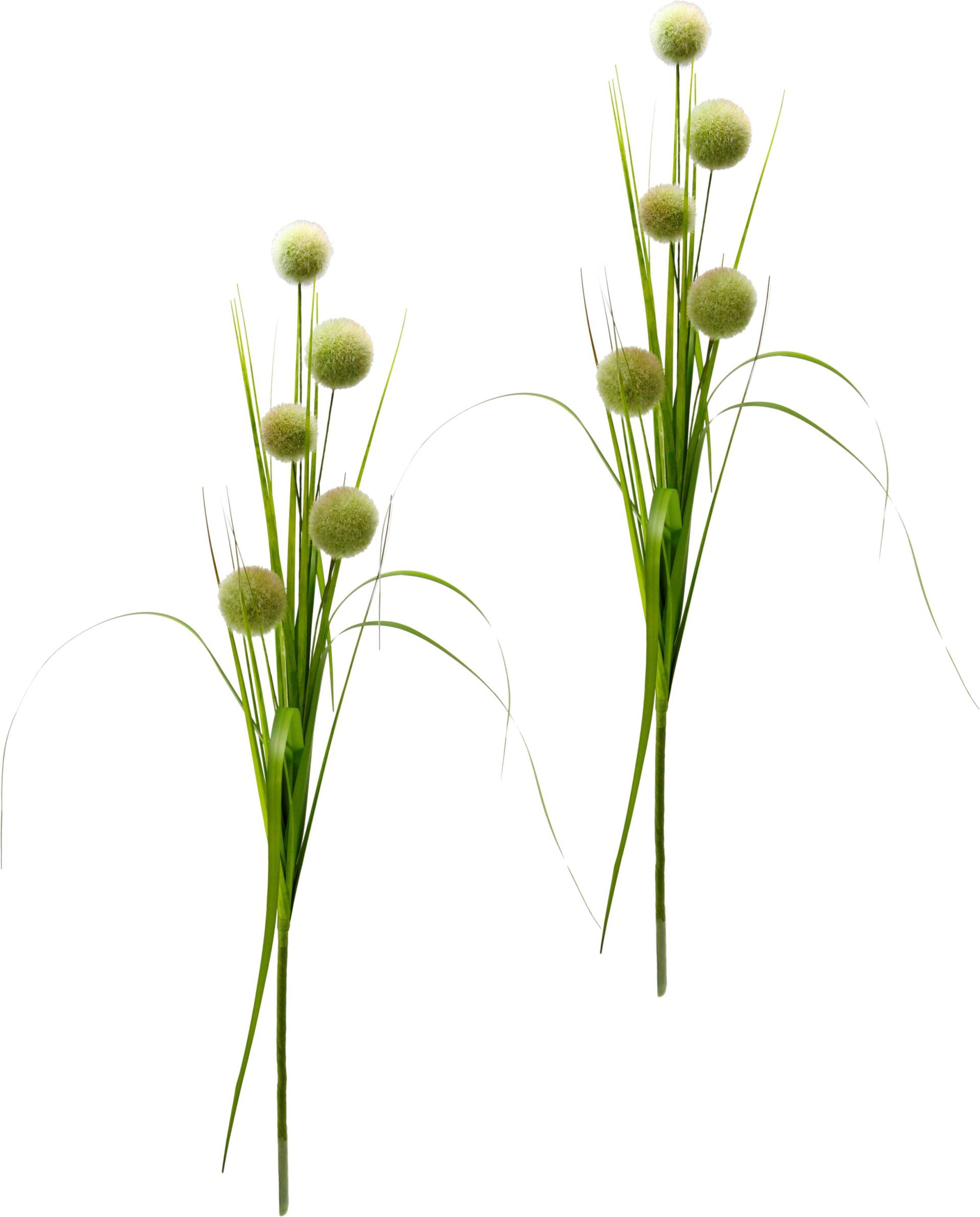 I.GE.A. Kunstpflanze »Allium im Gras«, Dekozweig, 2er Set von I.GE.A.
