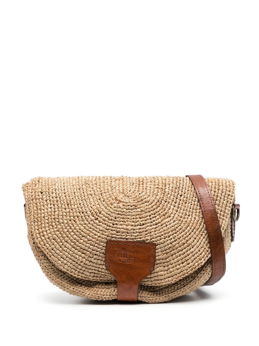 IBELIV Tiako logo-debossed crossbody bag - Neutrals von IBELIV