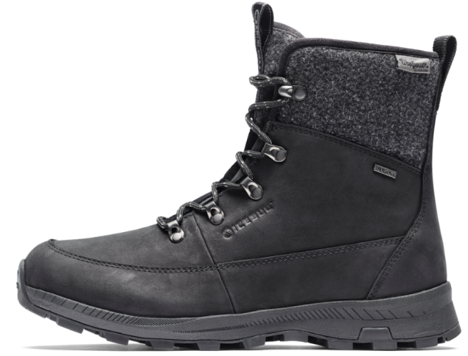 ICEBUG Trekkingschuh ADAK ReWool W BUGrip - black/grey (Grösse: 41) von ICEBUG