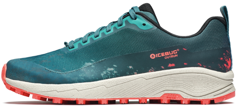 ICEBUG OUTRUN W RB9X - teal/mango (Grösse: 6.5USL) von ICEBUG