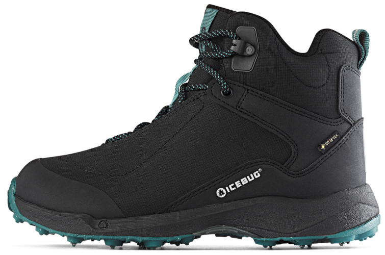 ICEBUG PACE3 W BUGrip gtx Winterschuh - black/teal (Grösse: 40) von ICEBUG