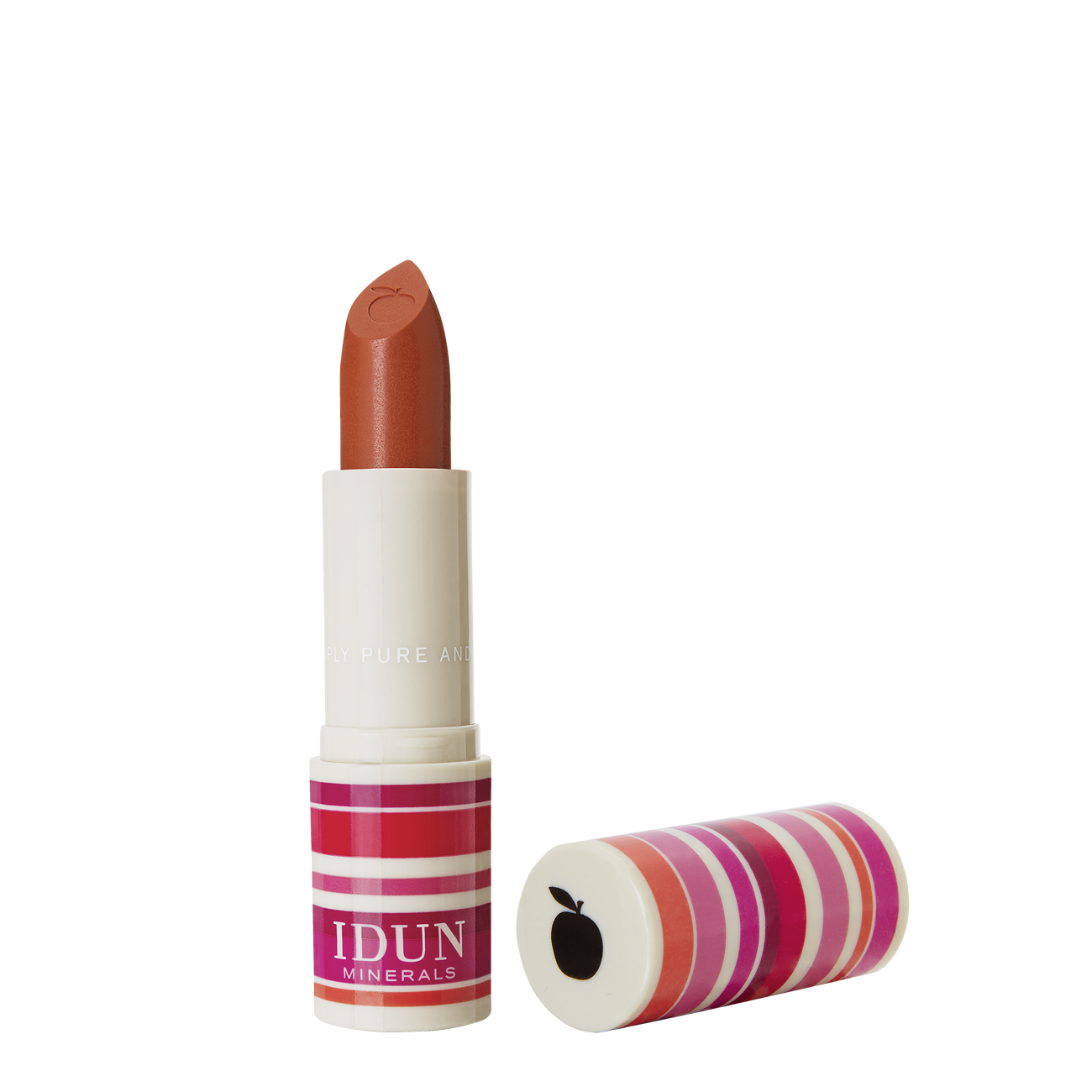 Matte Lippenstift Krusbär Damen Brownish Beige 4g von IDUN Minerals