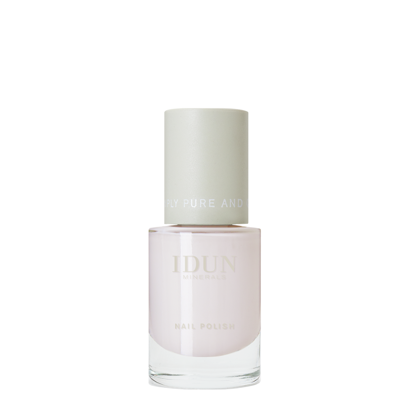 Nagellack Marmor Damen Soft pink white 11ml von IDUN Minerals