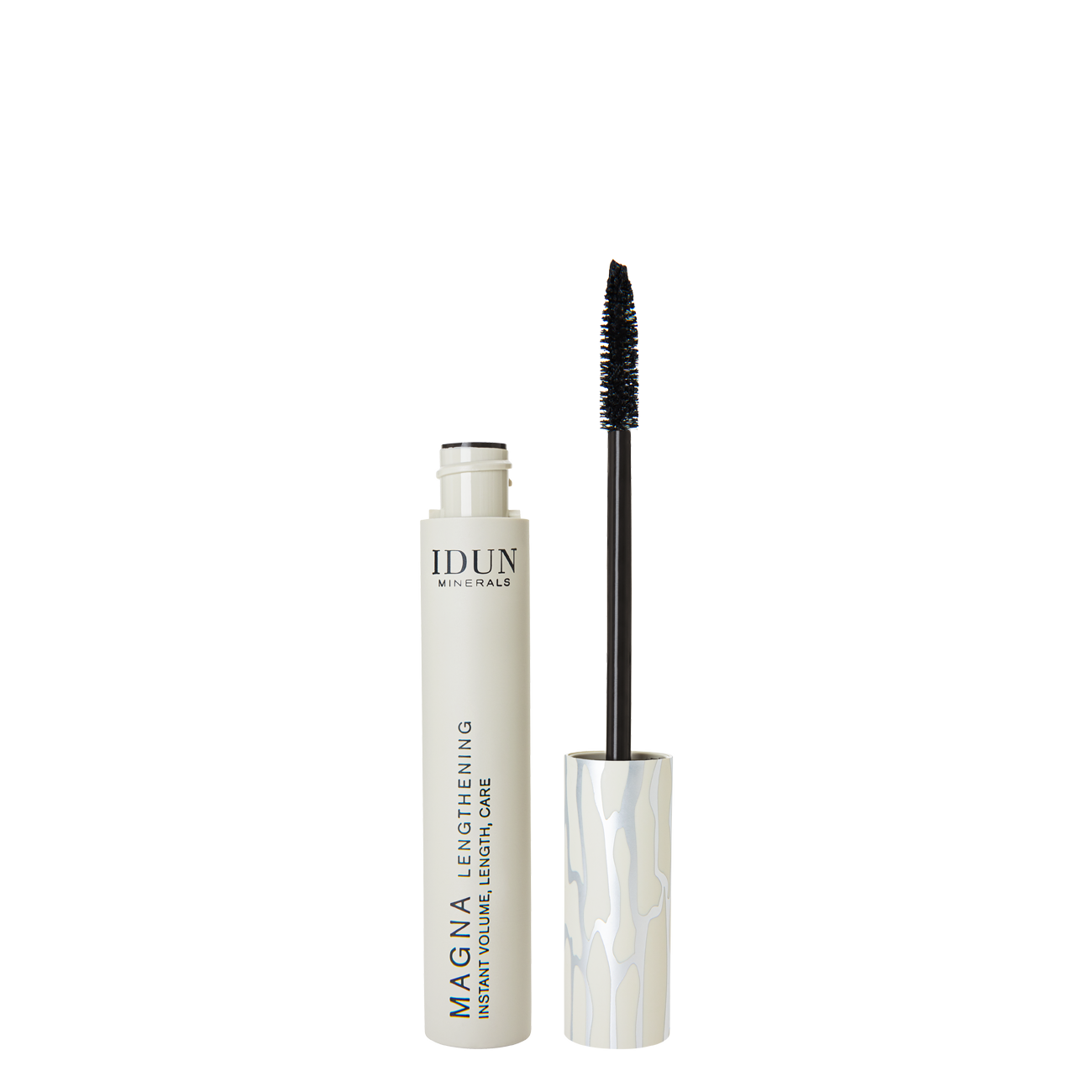 Mascara Magna Lengthening Damen Black 12ml von IDUN Minerals