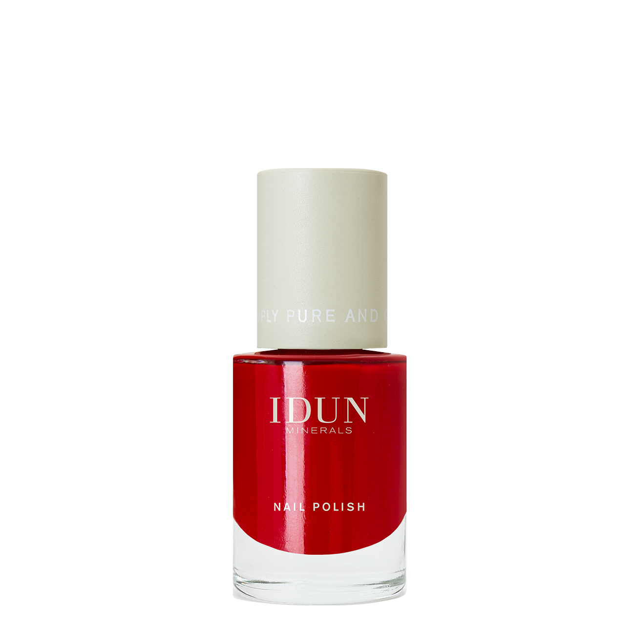 Nagellack Rubin Damen Classic red 11ml von IDUN Minerals