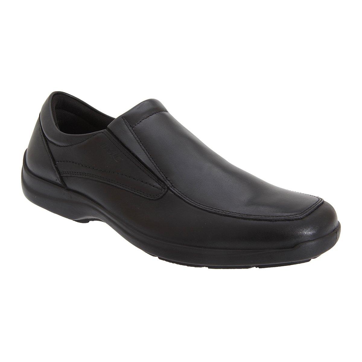 Klassische Leder Schuhe Herren Schwarz 40 von IMAC