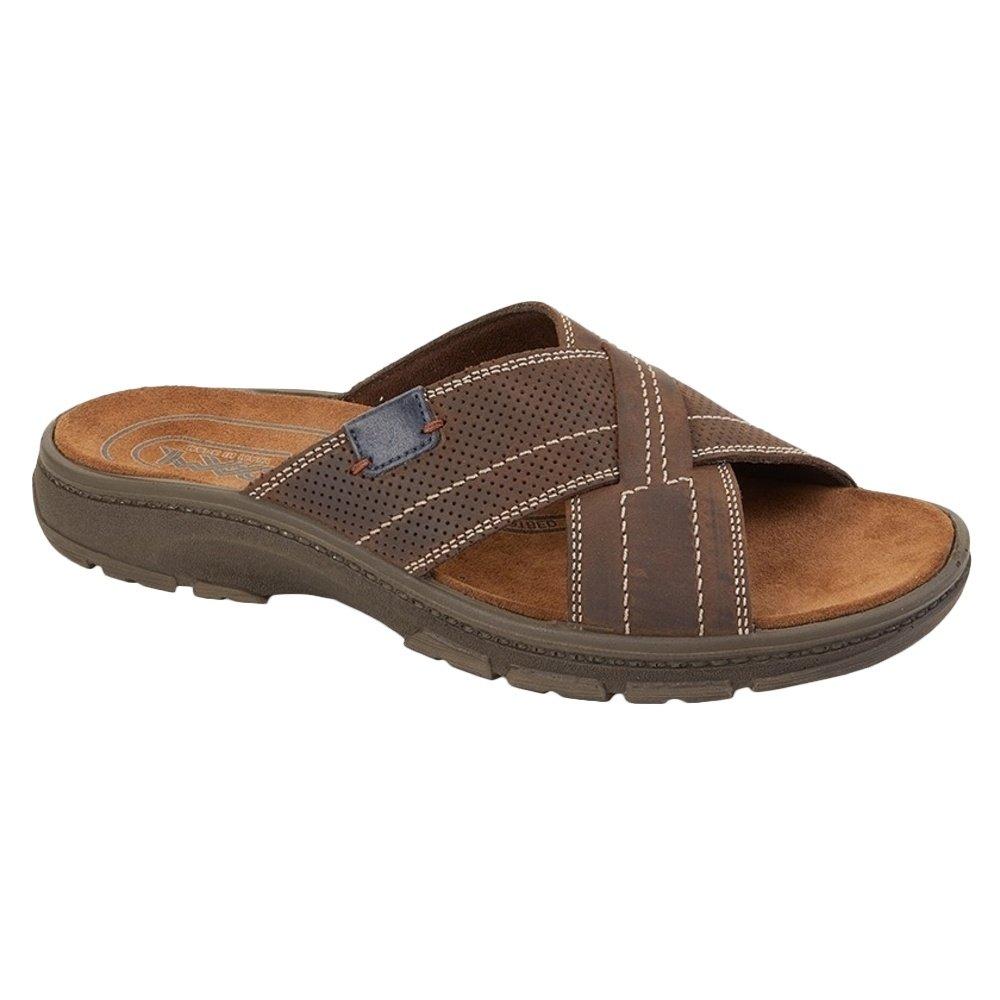 Sandalen, Gewachstes Leder Herren Braun 40.5 von IMAC