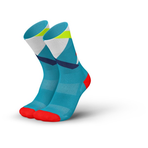 INCYLENCE - Ultralight Strikes - Laufsocken Gr 39-42 türkis von INCYLENCE