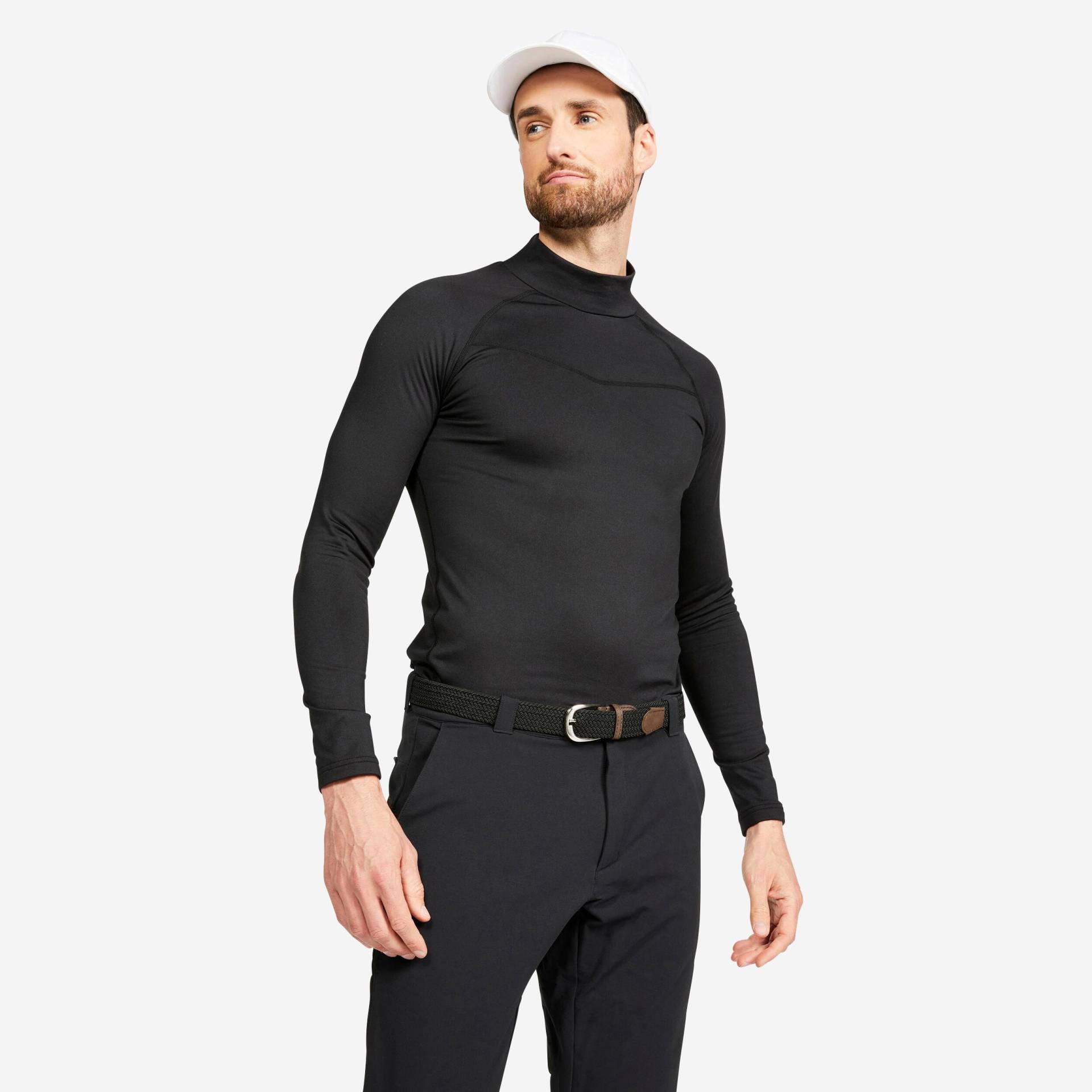 Unterhemd - Cw500 Herren Schwarz Leicht 52/2XL von INESIS