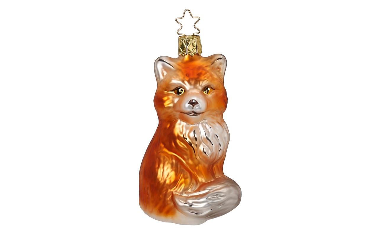 INGE-GLAS® Weihnachtsbaumkugel »Fuchs 10 cm 1 Stück«, (1 St.) von INGE-GLAS®